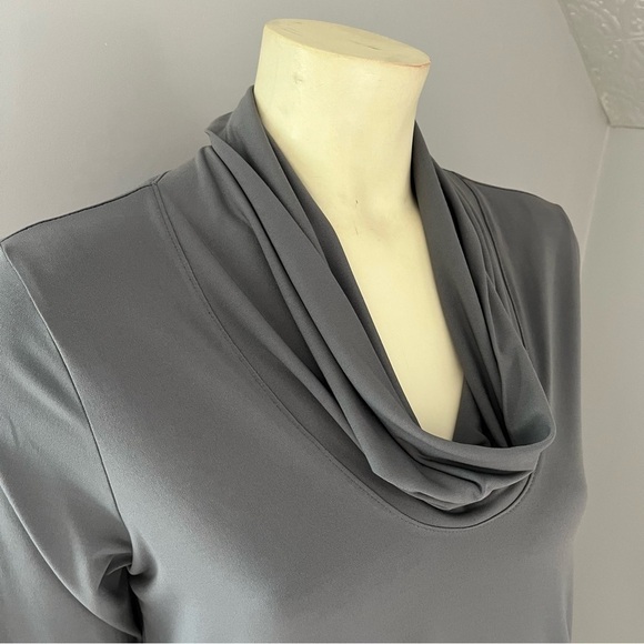 Code Vitesse Collection Cowl Neck Top Wrinkle Free Breathable Fabric Shirt S/P - Picture 5 of 11